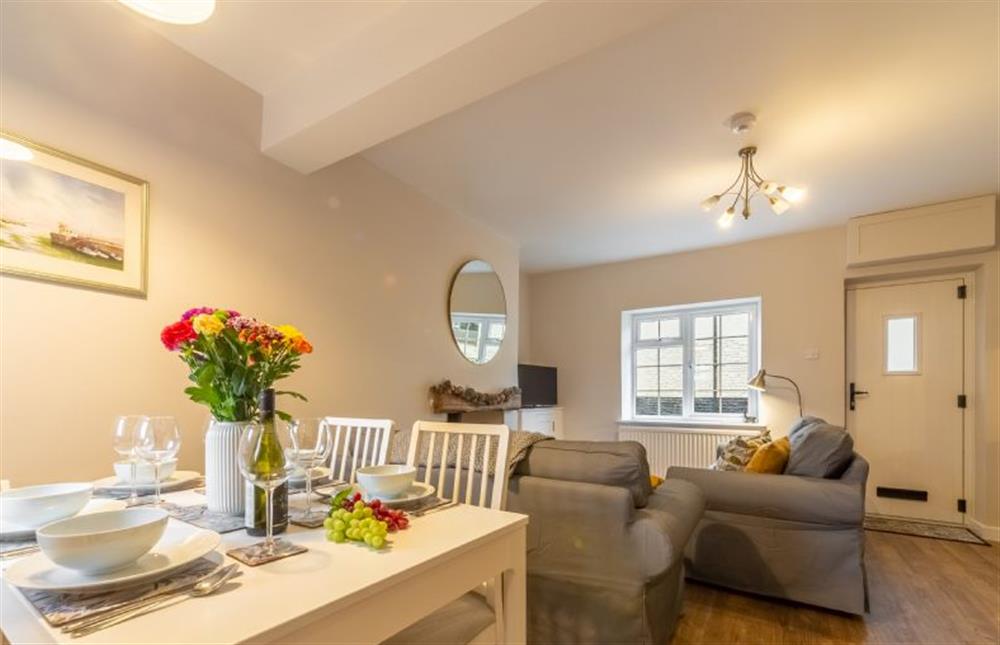 Ground floor: And towards the sitting room at Quay View Cottage, Wells-next-the-Sea