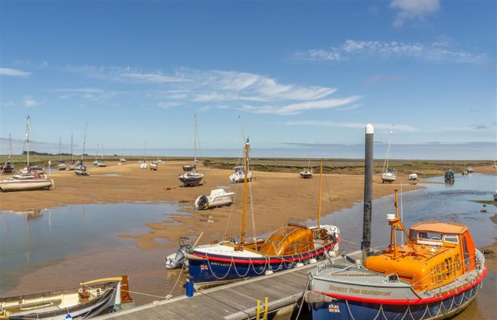 Wells harbour at Quay View Cottage, Wells-next-the-Sea