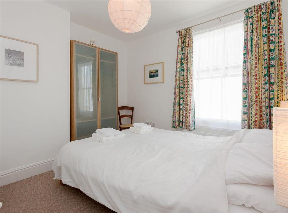 Double bedroom at Quays Cottage in Salcombe, Devon