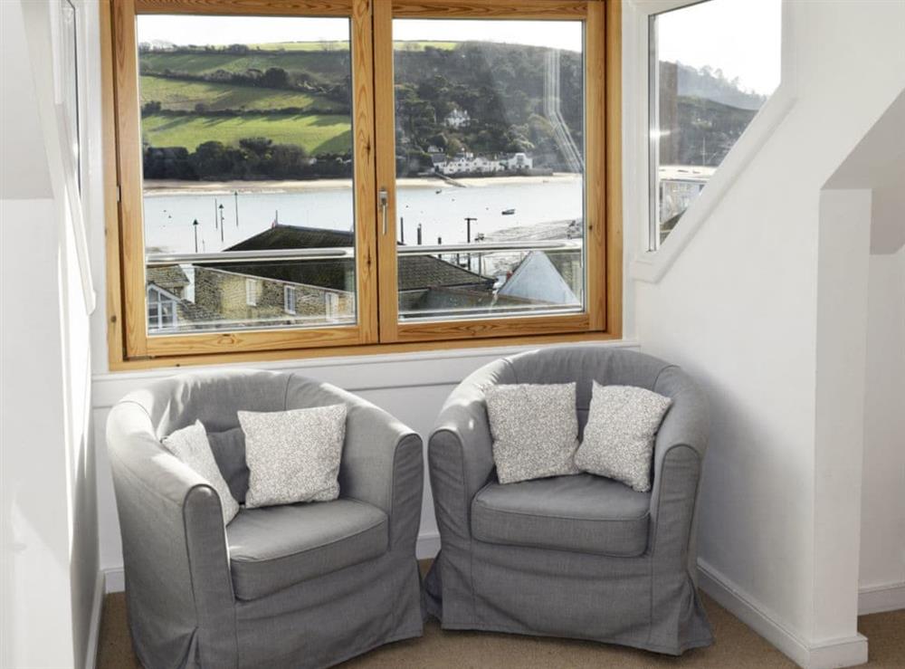 Outstanding views across the Harbour to Snapes Point and South Pool Creek at Quays Cottage in Salcombe, Devon
