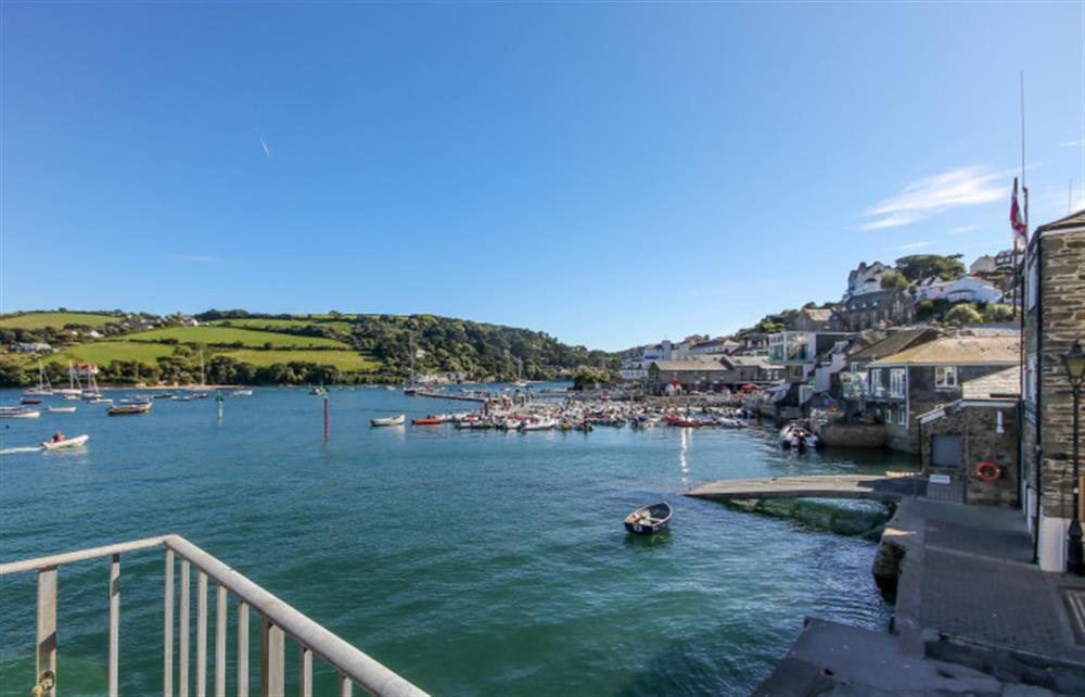 The view from the lounge balcony at Quayside Cottage, Salcombe