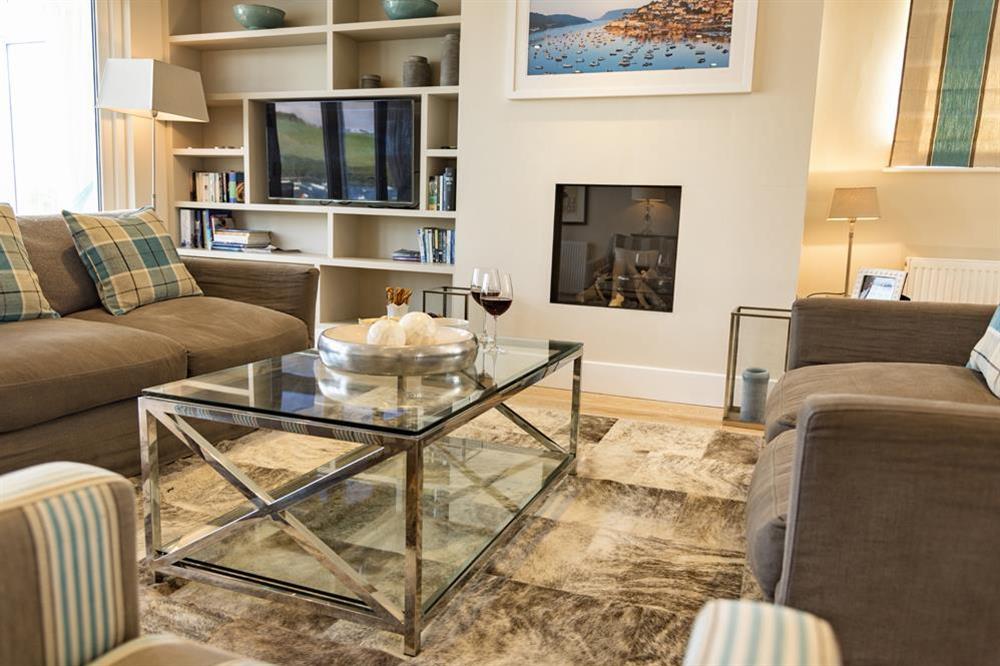 Elegant, yet comfortably styled and furnished sitting area at Quayside in , Salcombe