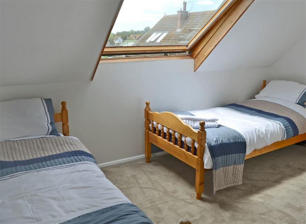 Cosy twin bedroom at Quayside in Wroxham, Norfolk