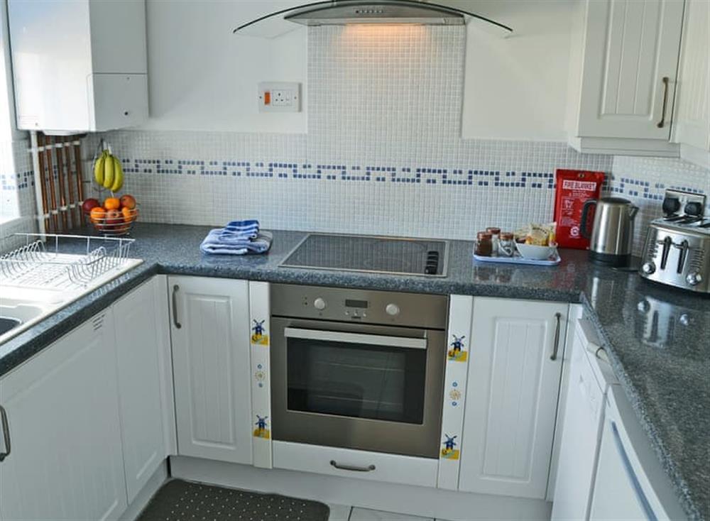 Well equipped kitchen at Quayside in Wroxham, Norfolk