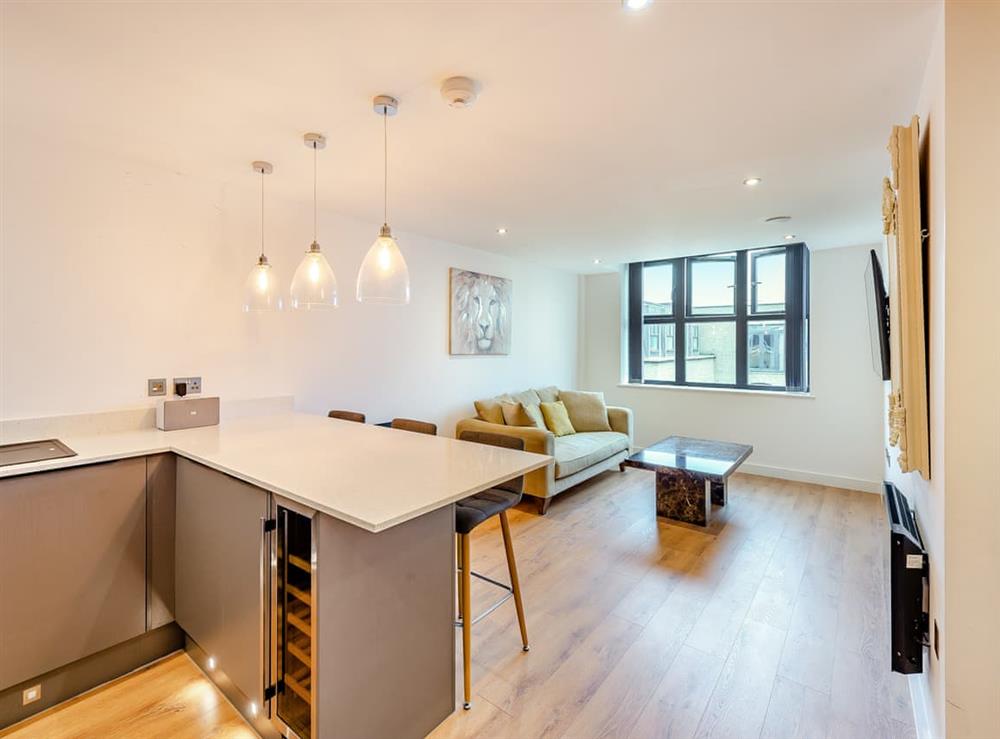 Open plan living space (photo 3) at Queens Bridge Apartment in Ramsgate, Kent