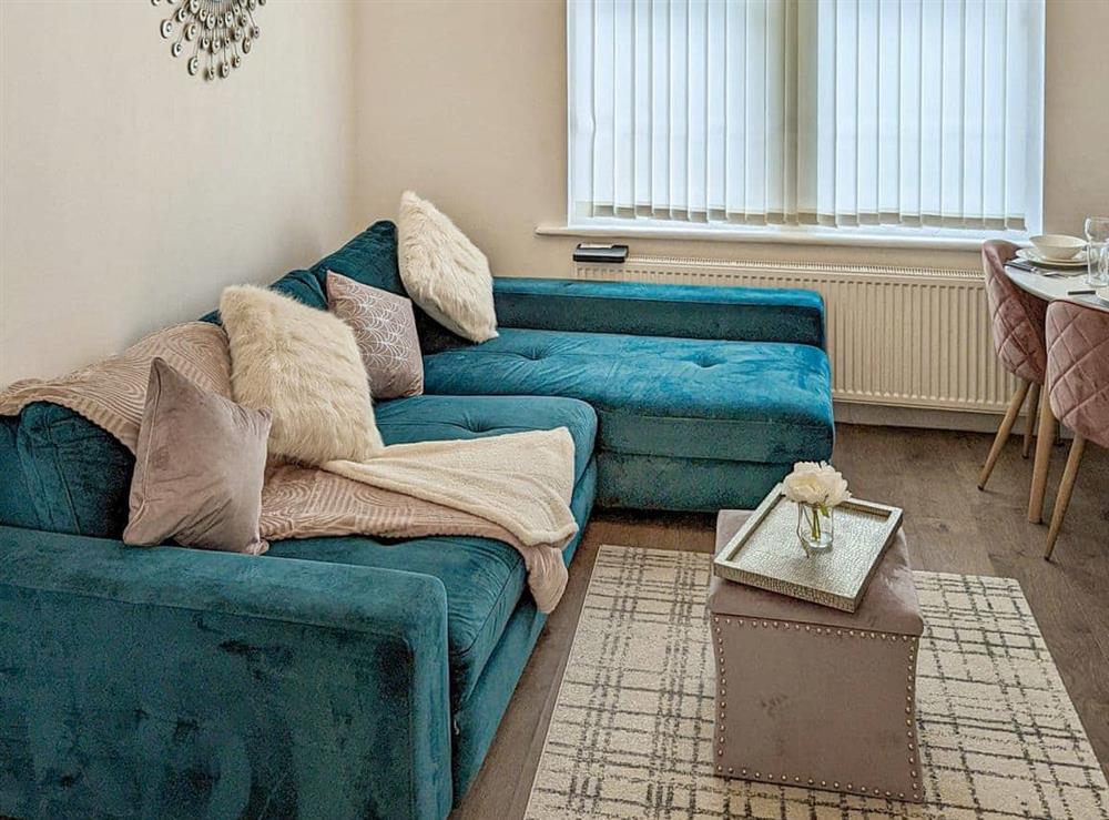 Living area at Queens Park Apartment in Bournemouth, Dorset