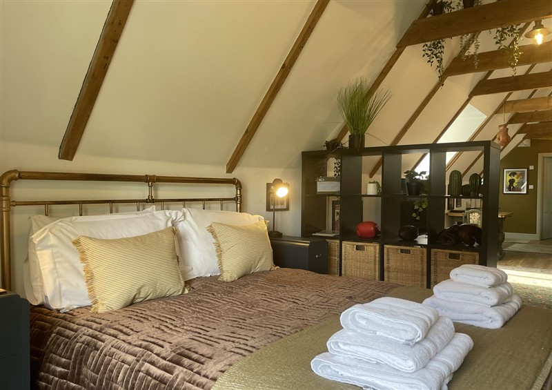 One of the bedrooms at Queensbury Loft, Par