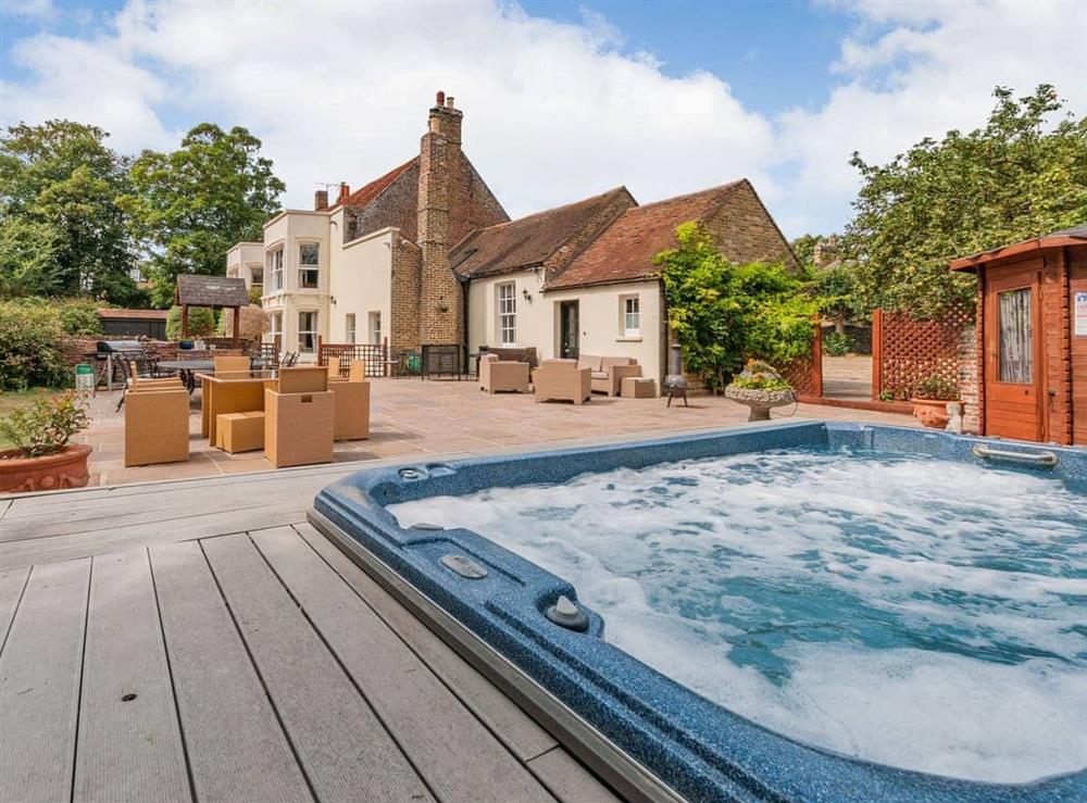 Hot tub at Questeds in Westgate On Sea, near Margate, Kent
