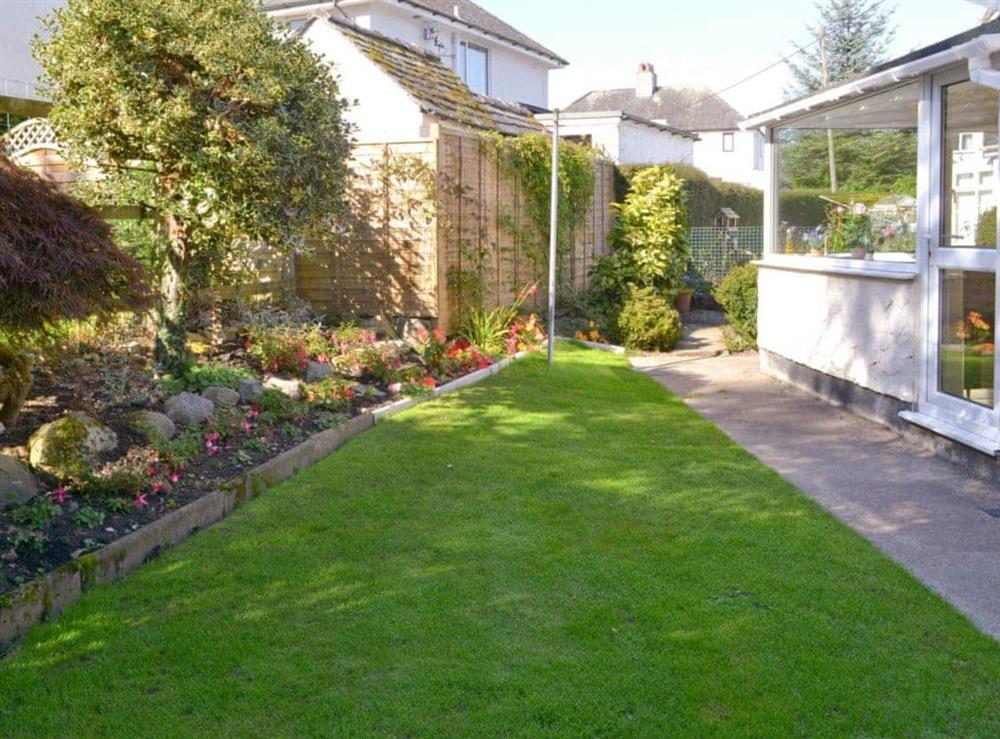 Garden at Quietways in Portinscale, near Keswick, Cumbria