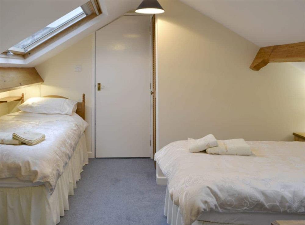 Twin bedroom with en-suite at Quietways in Portinscale, near Keswick, Cumbria