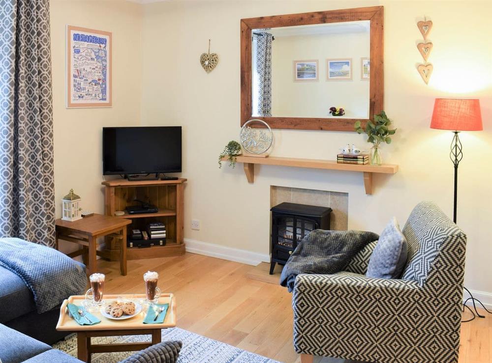 Living area at Quill Corner in Alnwick, Northumberland