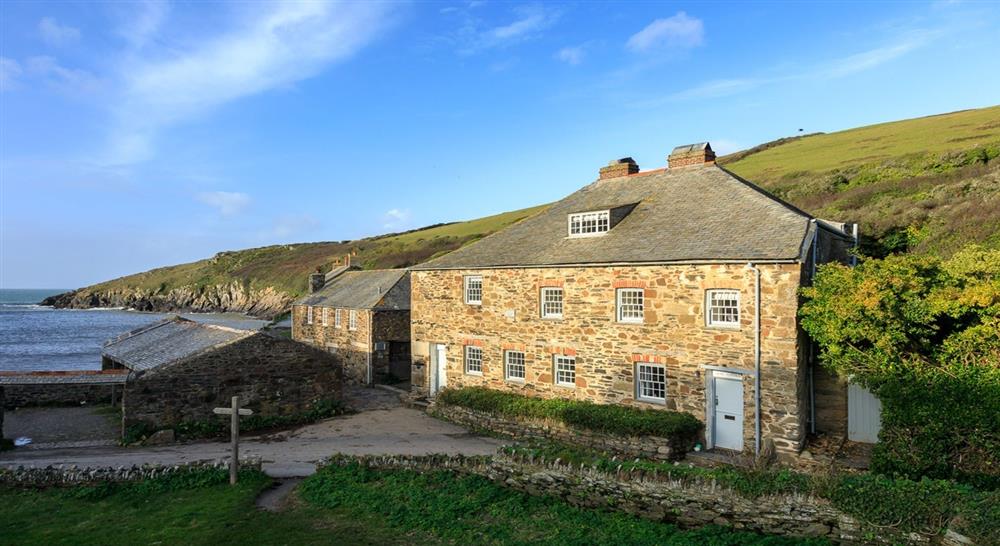 The exterior of Quin Cottage, near Port Isaac, Cornwall at Quin Cottage in Port Quin, Cornwall