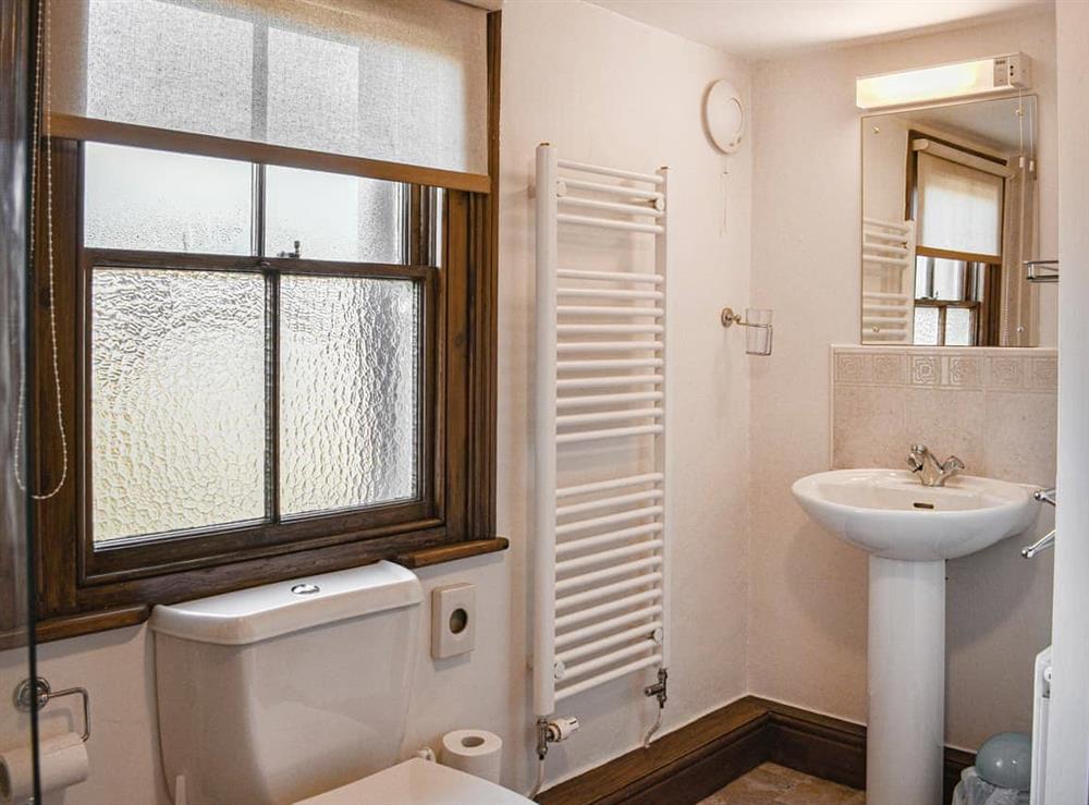 Bathroom at Quince Cottage in Melkinthorpe, near Penrith, Cumbria