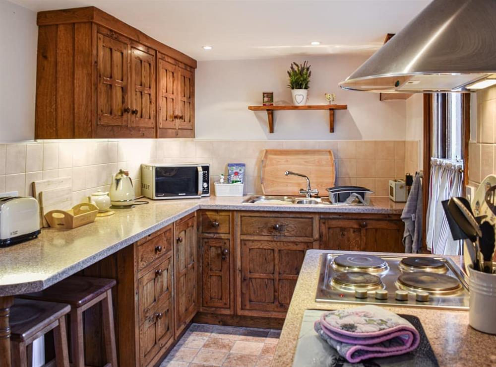 Kitchen at Quince Cottage in Melkinthorpe, near Penrith, Cumbria