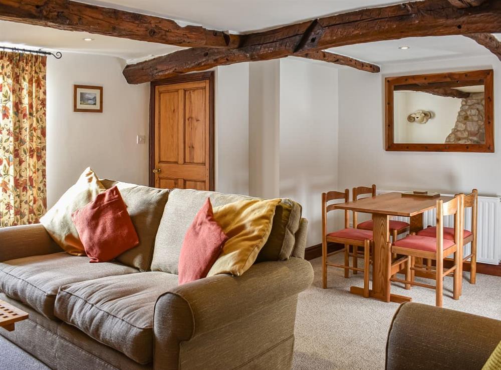 Living room/dining room at Quince Cottage in Melkinthorpe, near Penrith, Cumbria