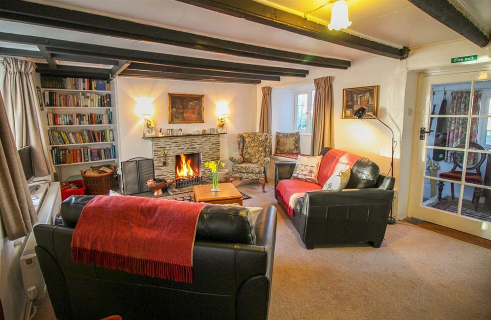 Living area (photo 2) at Quince Cottage, Pendower in Veryan, Cornwall