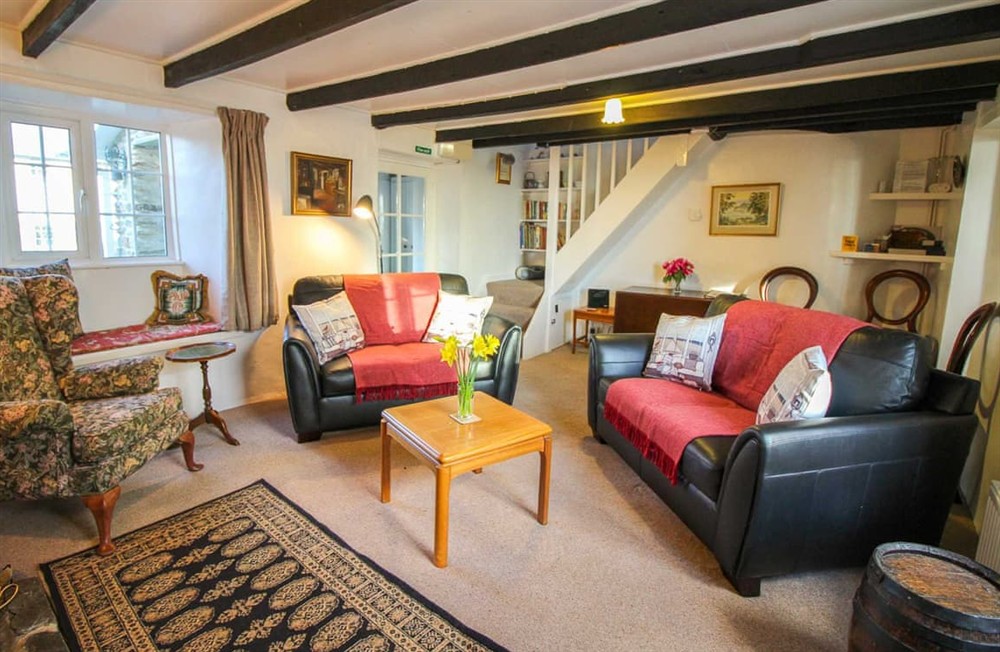 Living area (photo 4) at Quince Cottage, Pendower in Veryan, Cornwall
