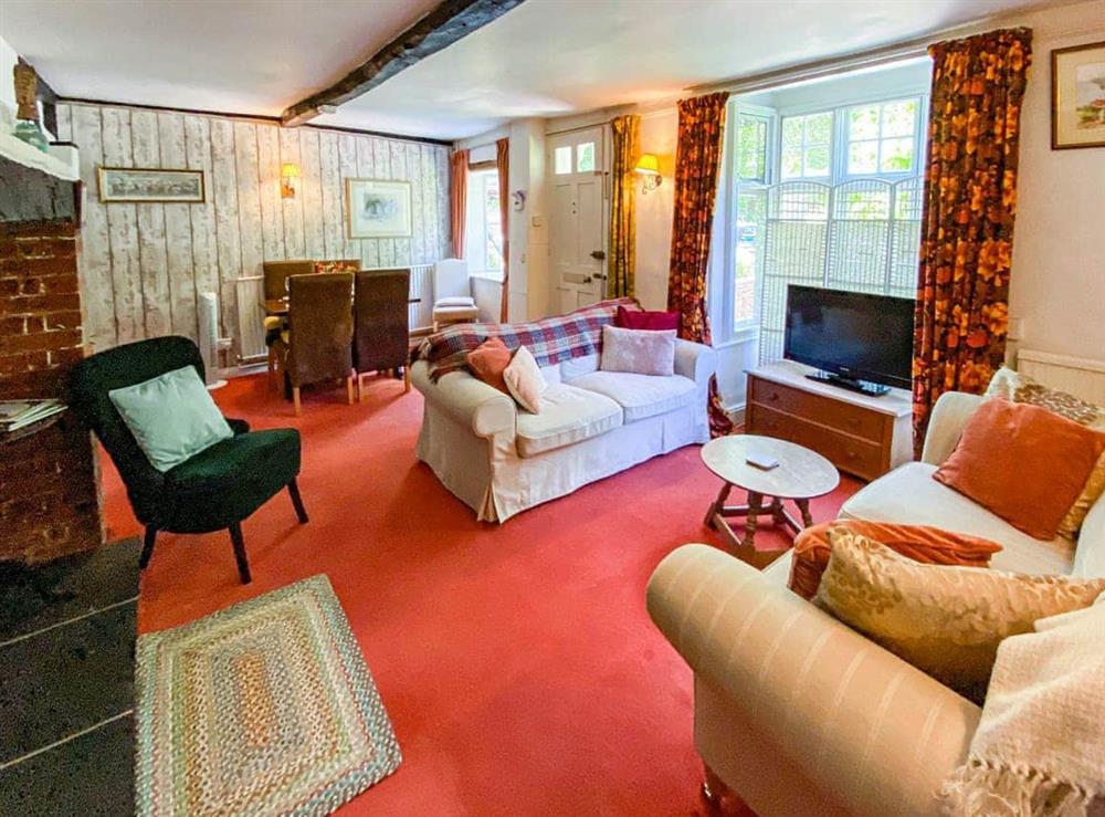 Living room at Quince Cottage in Tenterden, Kent