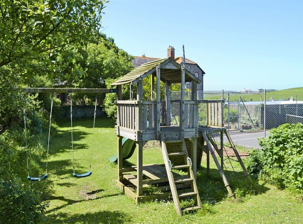 Children’s outdoor play area at Barn Cottage, 