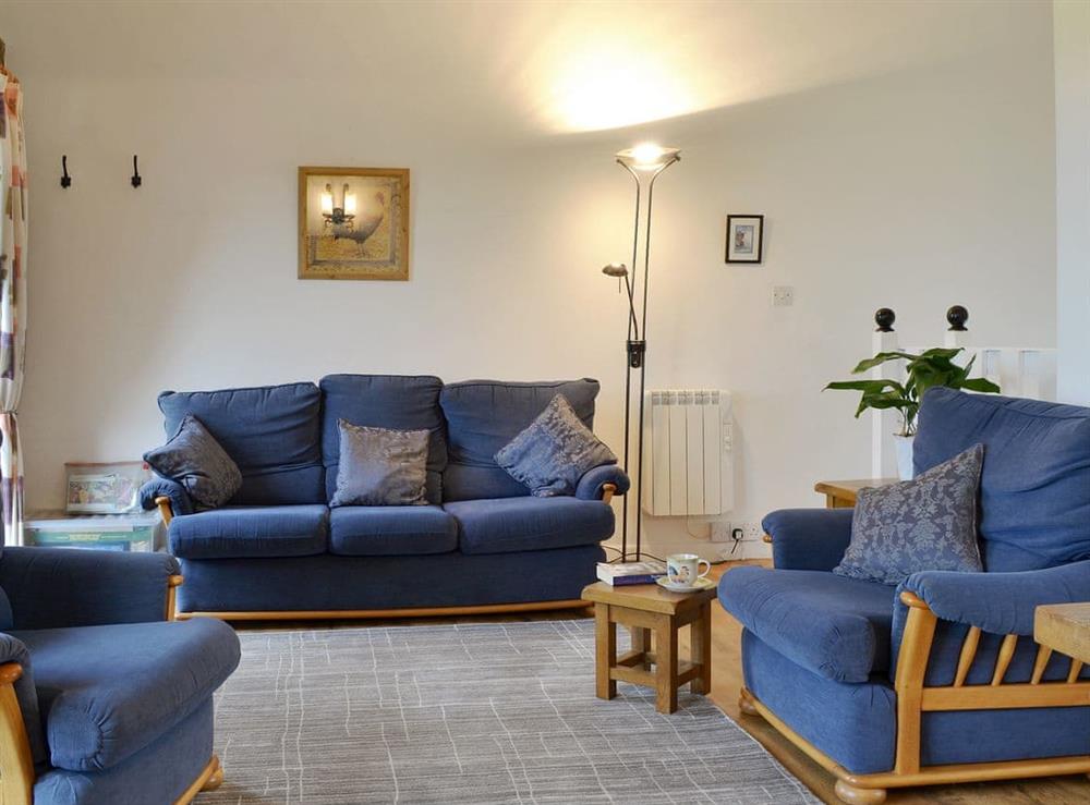 Cosy living area at Barn Cottage, 