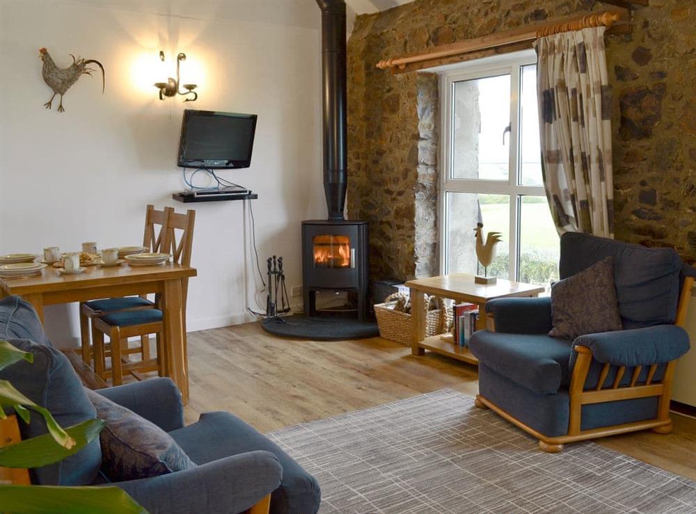 Ideal open plan living space at Barn Cottage, 