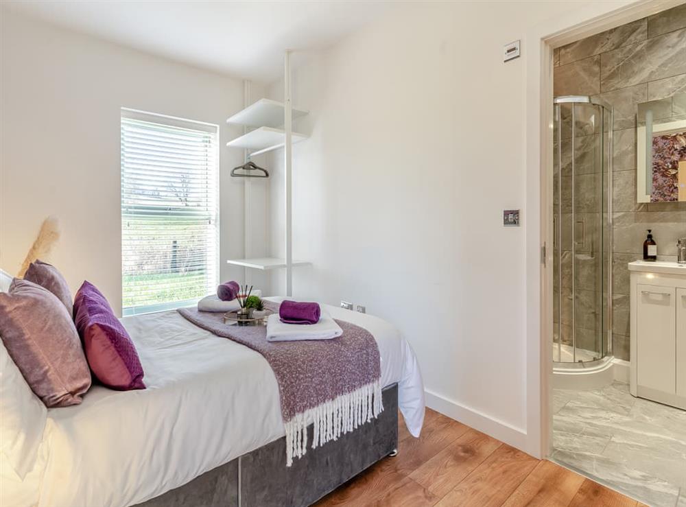 Double bedroom at Rabbit Meadow in Usk, Gwent