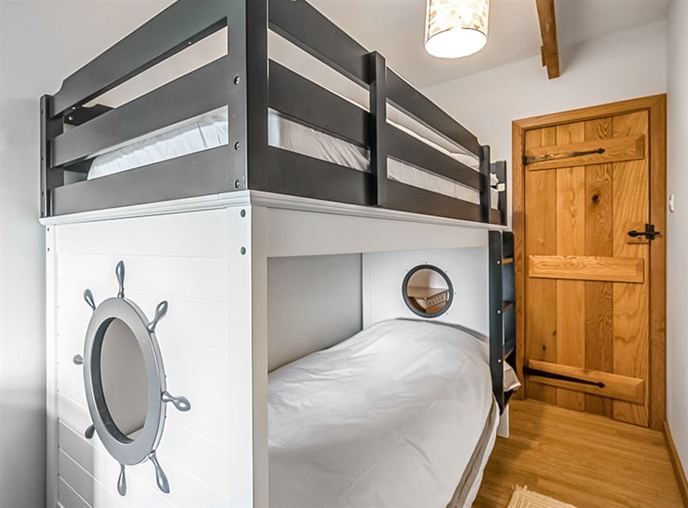 Bunk bedroom at Raddons in Bude, Cornwall