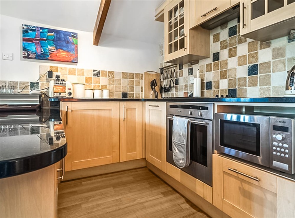 Kitchen area at Raddons in Bude, Cornwall