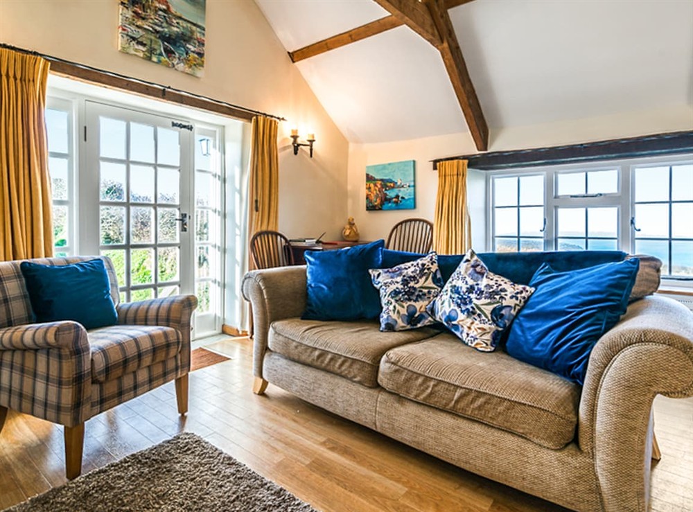Living area at Raddons in Bude, Cornwall