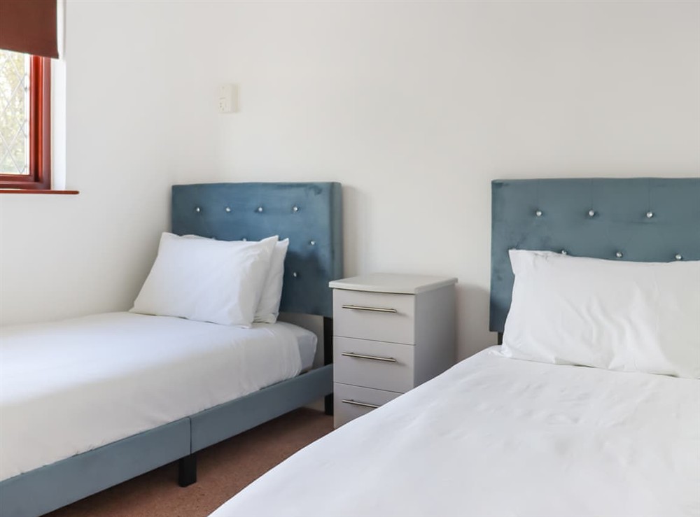 Twin bedroom at Radford Retreat in Chepstow, Gwent