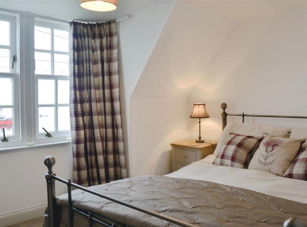 Double bedroom with Loch views at Raglan Cottage in Ardentinny, near Dunoon, Argyll