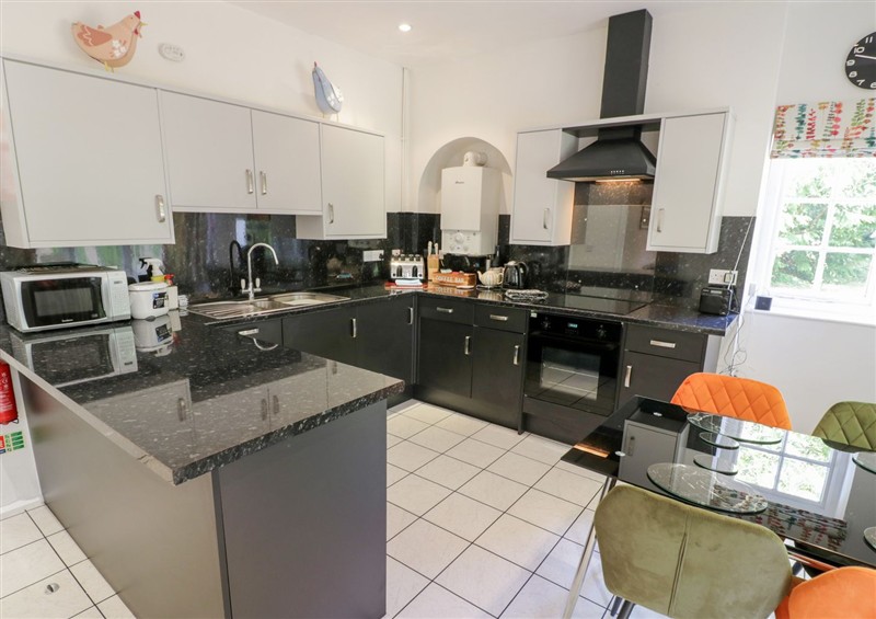 This is the kitchen at Raglan Lodge, near Monmouth