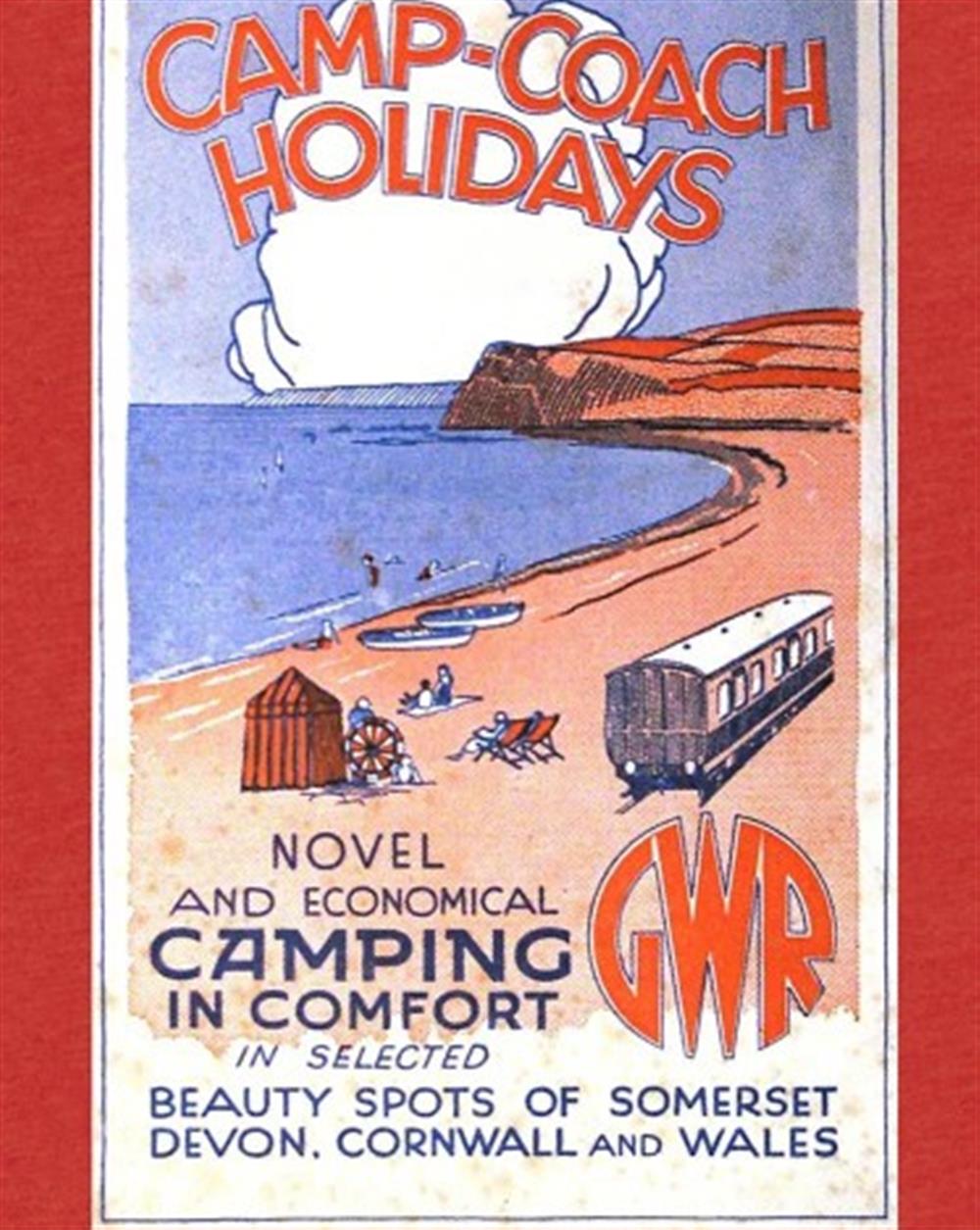 The carriage invokes a bygone era of British seaside holidays.