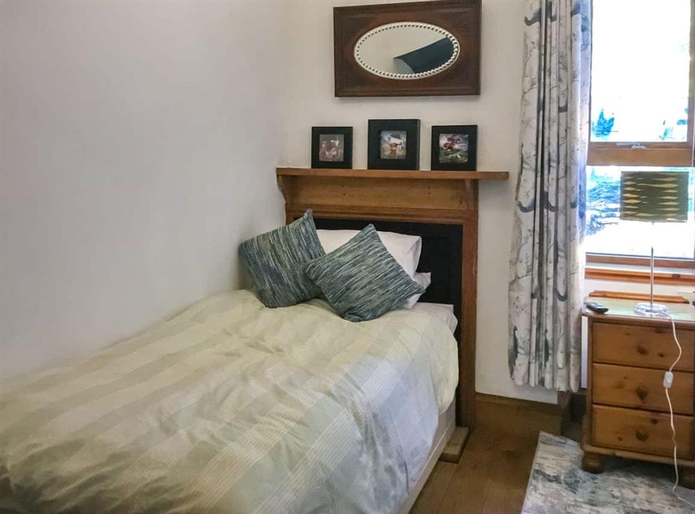 Single bedroom at Railway Cottage in Aviemore, Perthshire