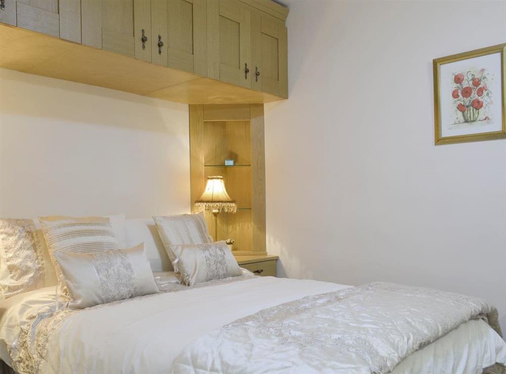 Comfortable double bedroom at Railway Cottage in Longcliffe, near Ashbourne, Derbyshire