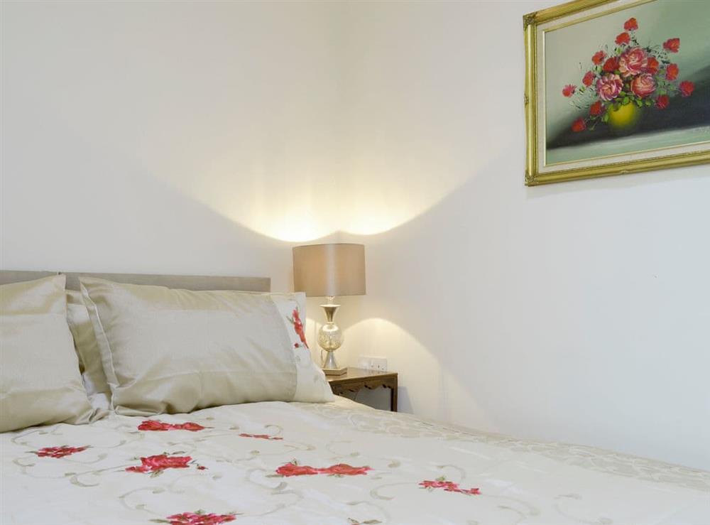 Peaceful double bedroom at Railway Cottage in Longcliffe, near Ashbourne, Derbyshire