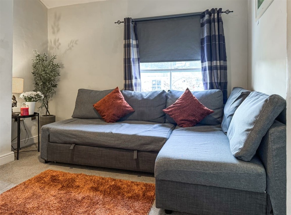 Living area at Railway Cottage in Royal Wootton Bassett, Wiltshire