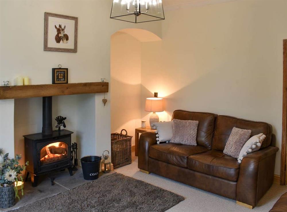 Living room at Railway Cottage in Thirsk, North Yorkshire