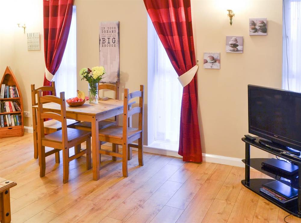 Modest dining area at Rose Cottage, 