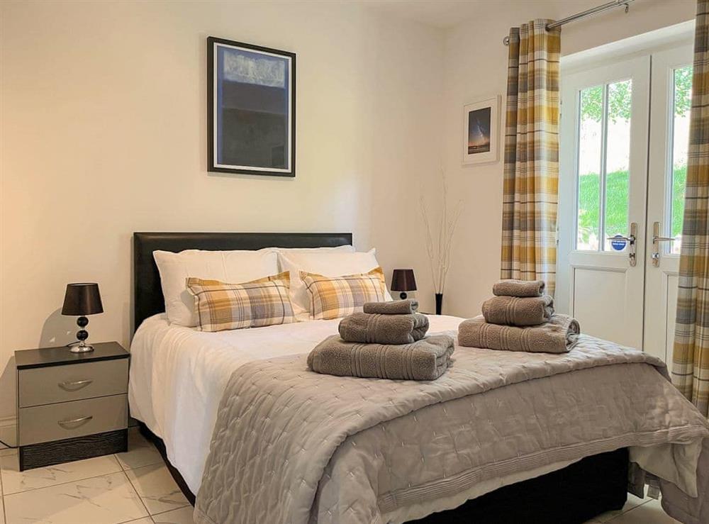 Double bedroom at Railway Cuttings in Falstone, near Bellingham, Northumberland