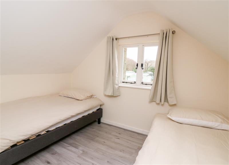One of the bedrooms at Railway Station Cottage, New Radnor near Kington