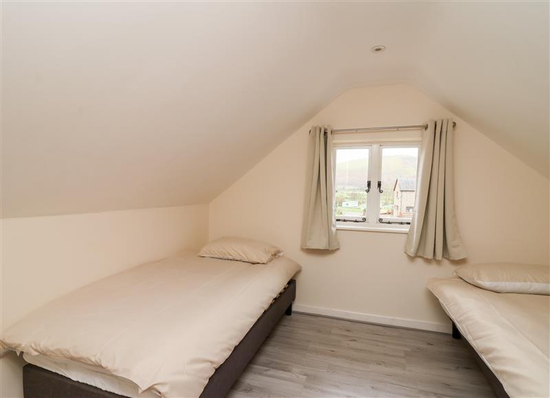 This is a bedroom at Railway Station Cottage, New Radnor near Kington