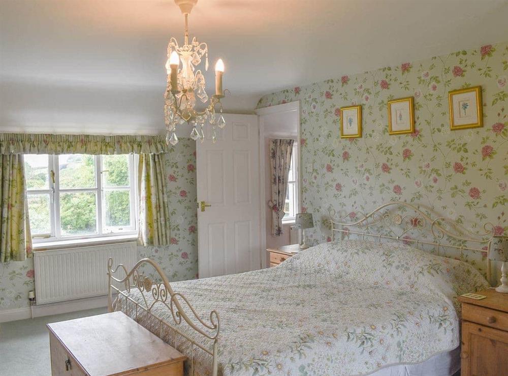 Double bedroom at Rainbow Cottage in Bridport, Dorset