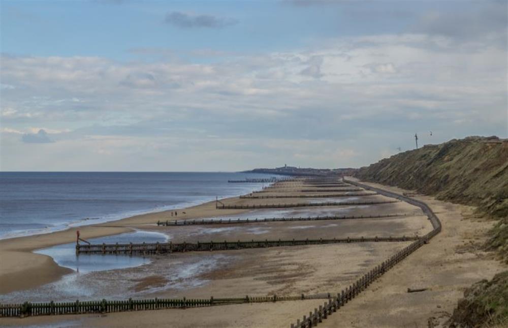 Mundesley beach  at Rainbow Cottage, Roughton near Norwich