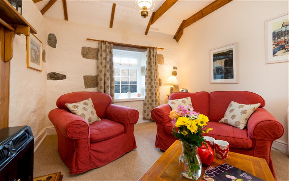 Plenty of comfy seating in the lounge, perfect for watching a bit of TV. at Rainbow End in Porthallow