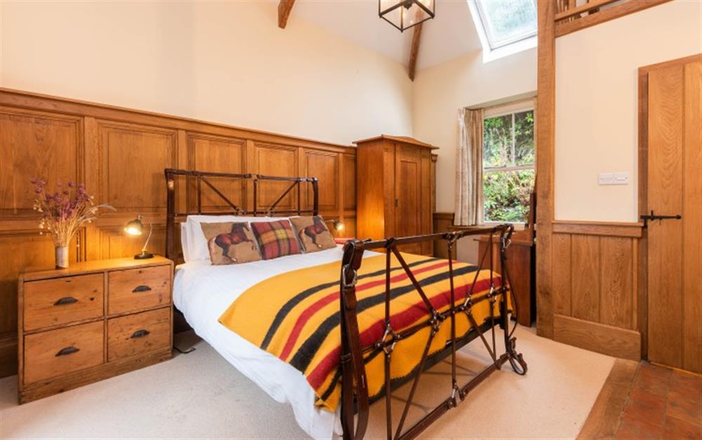 Stable Bedroom cosy and warm at Raleigh Lodge in Wheddon Cross