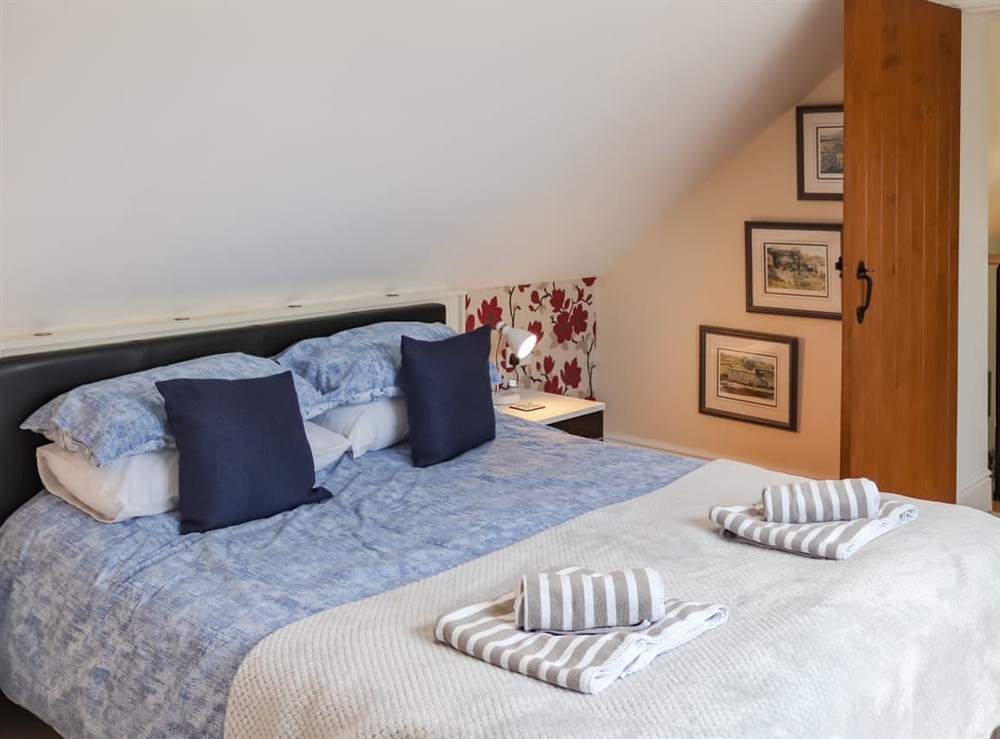 First floor double bedroom at Rallt in LLangefni, near Benllech, Gwynedd