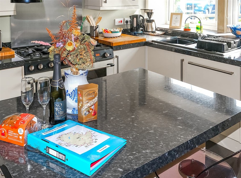 Kitchen at Rallt in LLangefni, near Benllech, Gwynedd