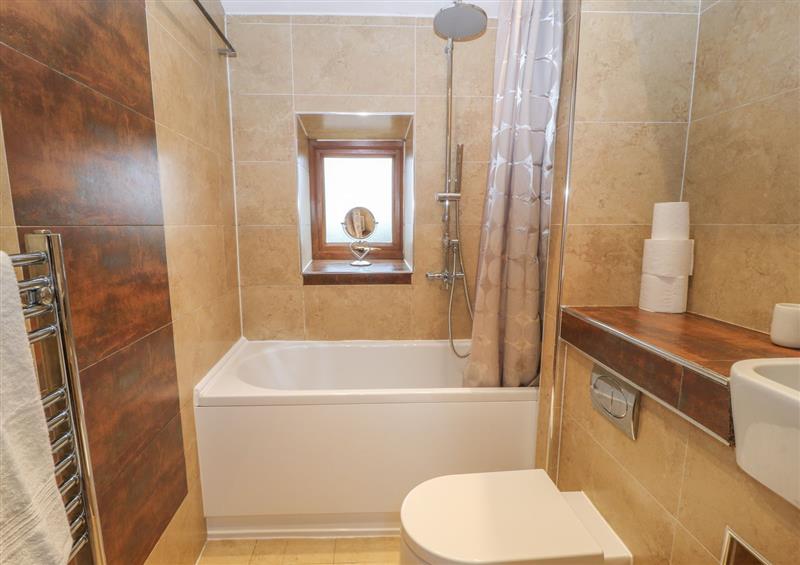 This is the bathroom at Ramblers Cottage, Thornton