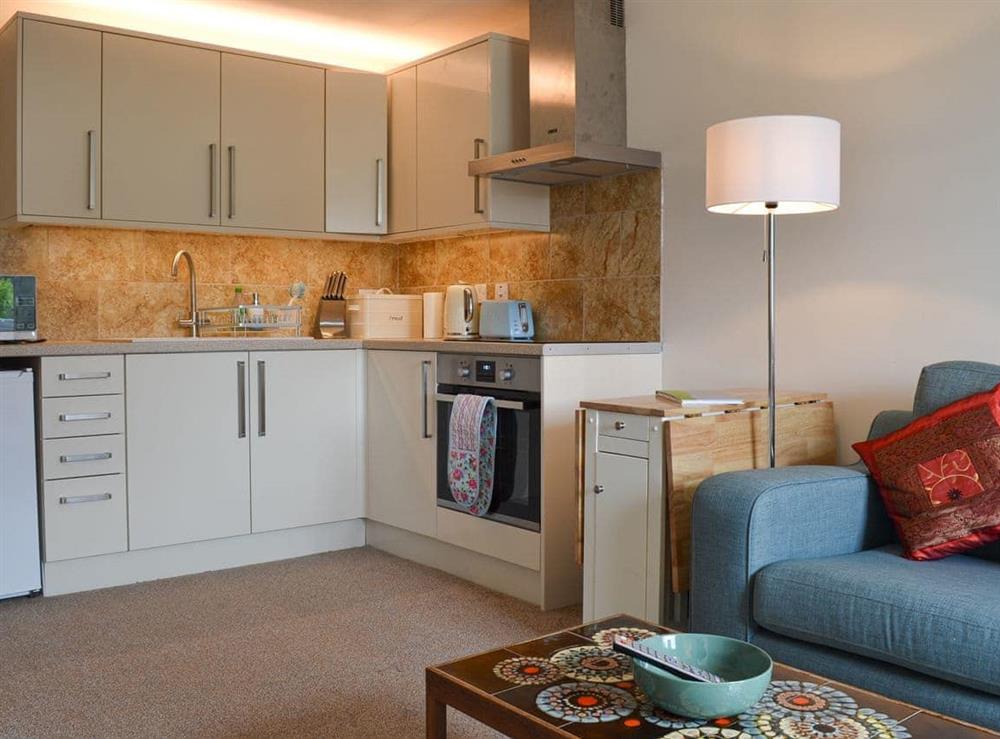 Open plan living space at Ramblers Retreat in Wasdale Head, near Gosforth, Cumbria